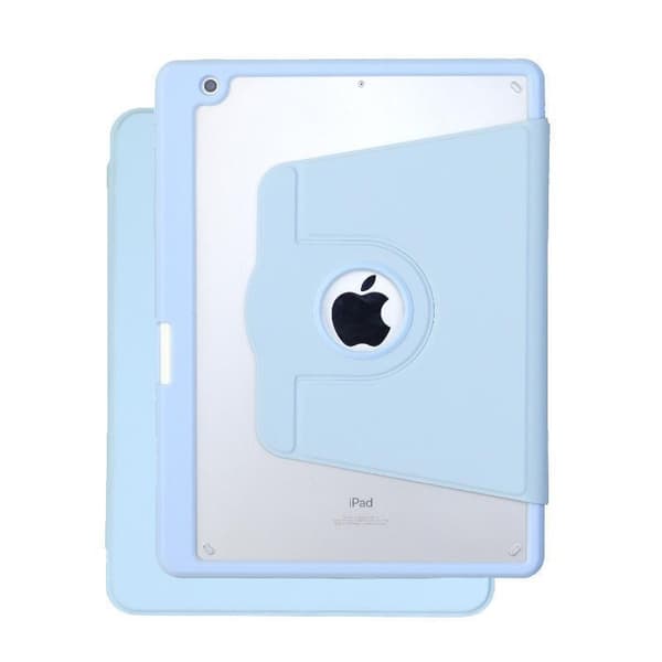 Etui til iPad 2024 pro11 bogstil roterende gletsjerblå hård