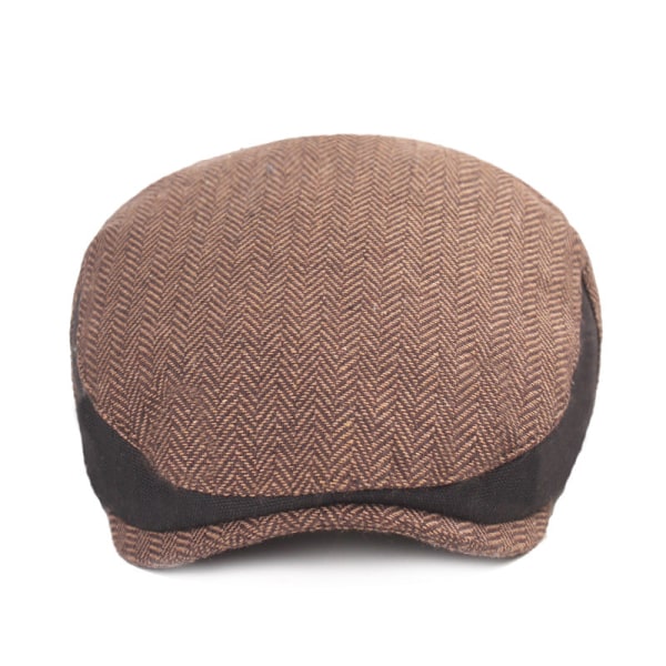 Barettihattu kalanruotopäällinen cap Miesten Advance-hatut Brown Average Size (58cm)