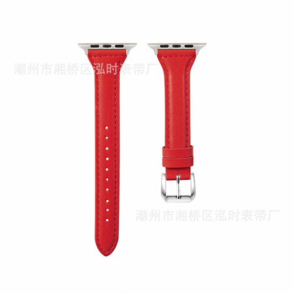 Klockarmband för Apple Watch iWatch 38/40/41/42 10:e generationen mm röd