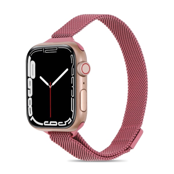 Kellon ranneke Apple Watch iWatch 38/40/41/ 10. sukupolvi 42mm vesi punainen