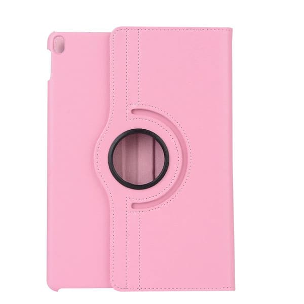Stilig etui for iPad Pro 13 2024 rosa roterende lærstativ Pink