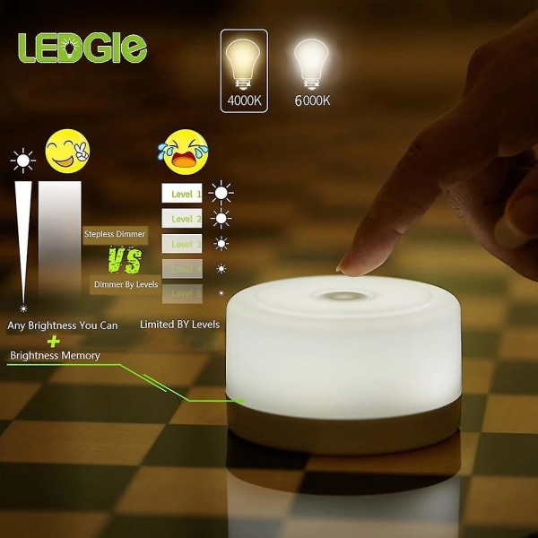 Til Touch Lamper Lysdæmper Mini Sengebords LEDLight WS24991