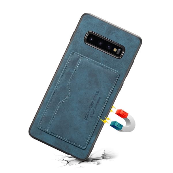 Fodral för iPhone 14 blått kortfack