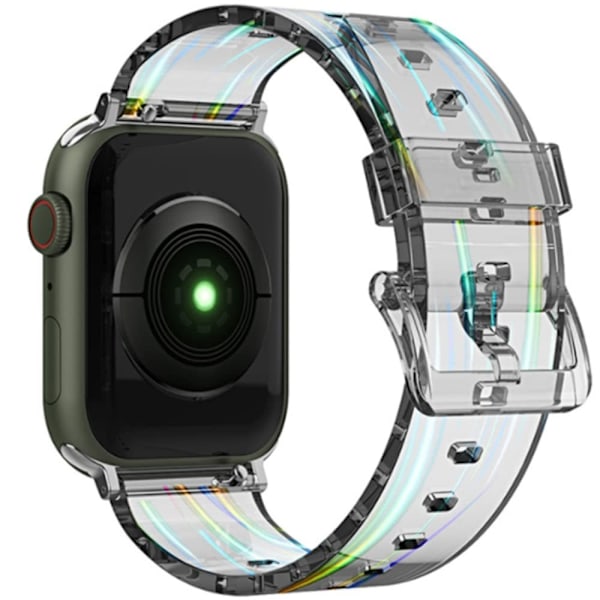 Klockarmband för Apple Watch iWatch 38/40/41mm Färgglad Svart