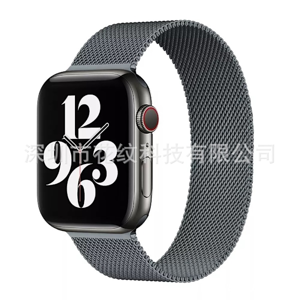 Kellon ranneke Apple Watch iWatch 38/40/41mm, tähtiharmaa