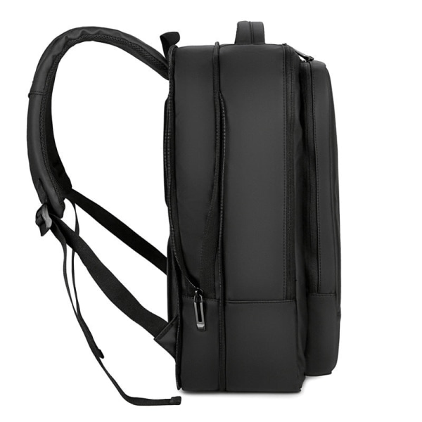 Ryggsekk for menn multifunksjonell datamaskinryggsekk Ryggsekk med stor kapasitet 1905 backpack Black