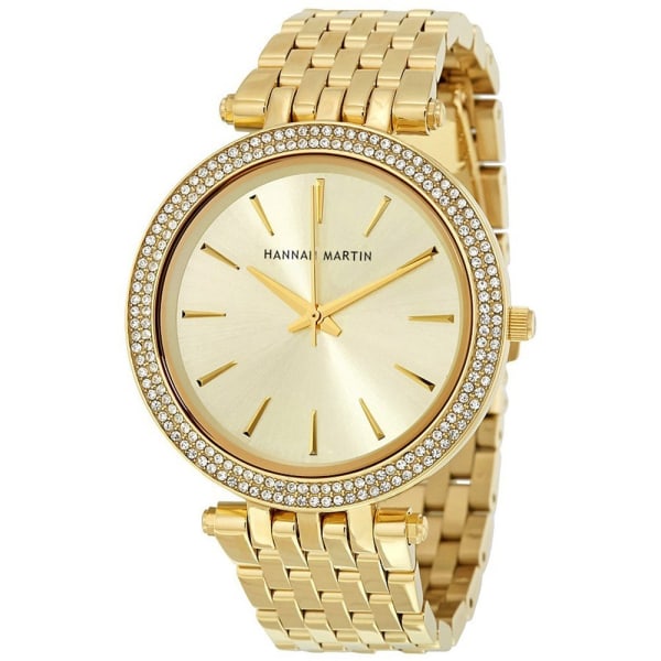 Naisten trendikäs Grace Watch Quartz Waterproof Watch hm-1185 Gold