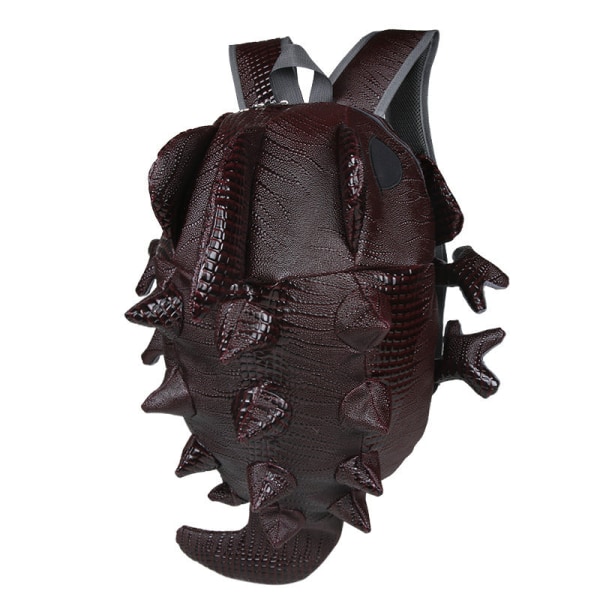 Skoleelev ryggsekk College Bookbag Reiseveske Sport Utendørs Funny Burden Reduction Crocodile Black