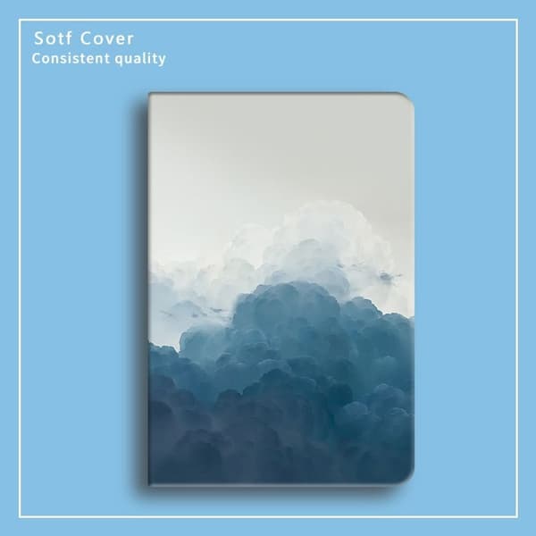 Stilig etui for iPad 2018/2017 9.7\" Cloud 2 Silikon Myk