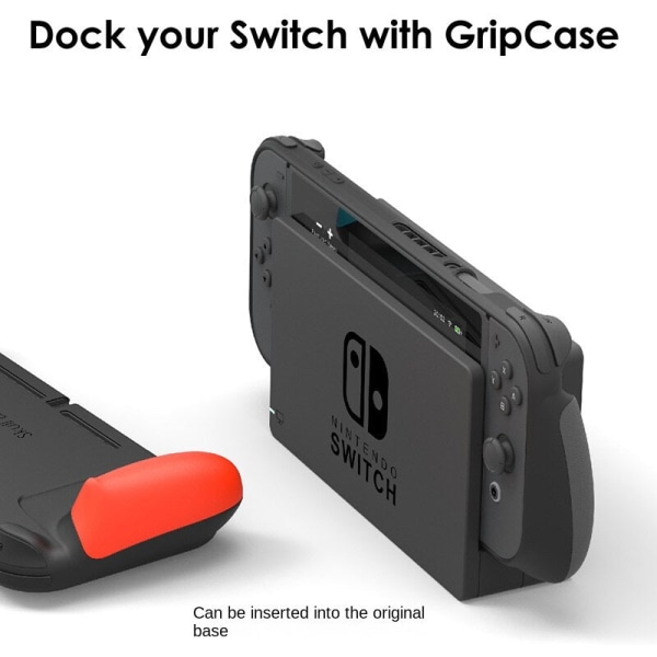 Gripcase for Switch fra Nintendo Switch Grip Protective Case Spilltilbehør Orange