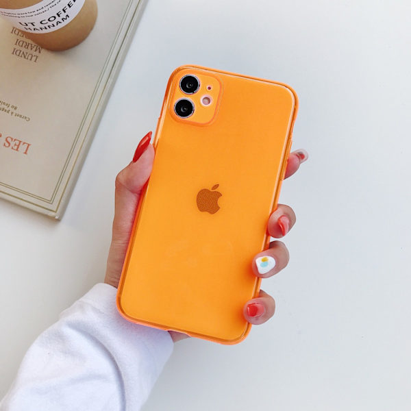 Etui til iPhone 17 Pro Max fluorescerende farve blød