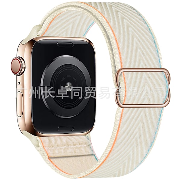 Kellon ranneke Apple Watch iWatch 38/40/41/series10-42 Maitomainen valkoinen