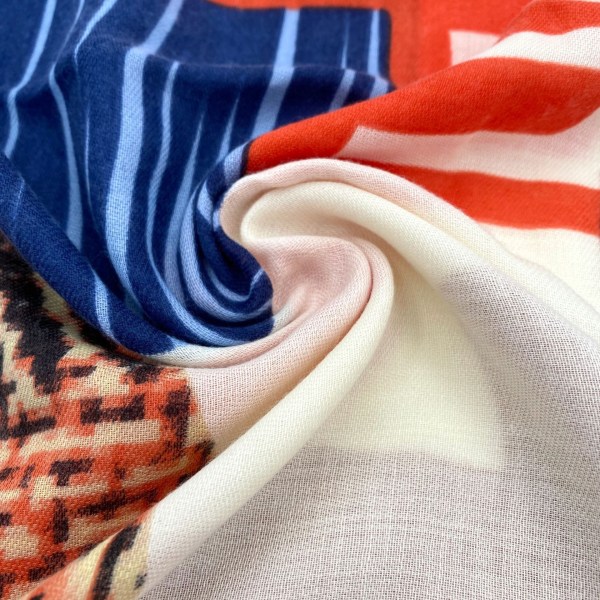 Dametørklæde sjal 2022 forår og efterår Frisk trykt ensfarvet 180cm