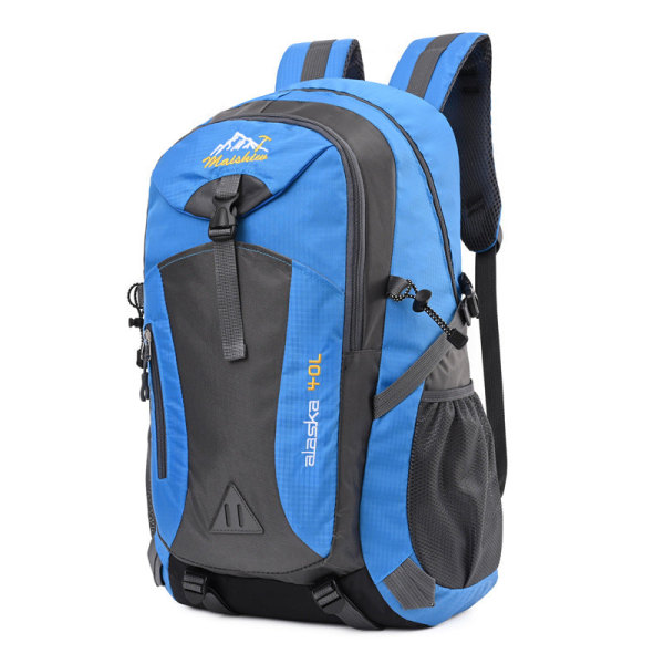 Herrryggsäck Axelväska Laddningsryggsäck Sport Outdoor Mountaineering Bag Blue [Simplified]