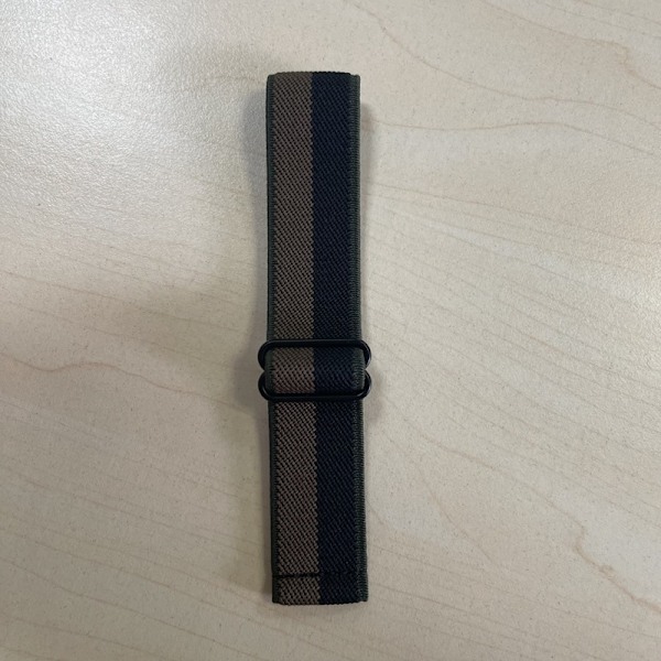 Klockarmband för Apple Watch iWatch 20mm bredd Nr 20 svart grå