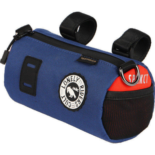 Cykeltaske Stor Kapacitet Front Mountain Bike Pannier Cykelarmatur Blue 200 * 120mm