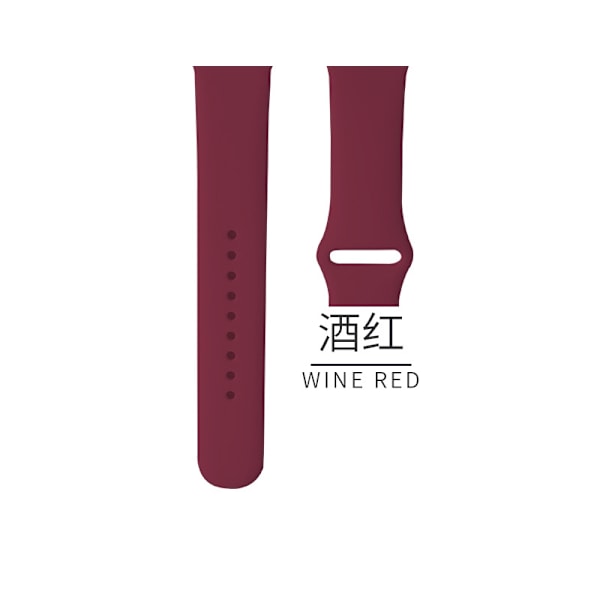 Kellon ranneke Apple Watch iWatch -kelloon Soveltuu: 1-9 sukupolvi/SE 38/40/41mm/S10:42 Vakio 32 viininpunainen