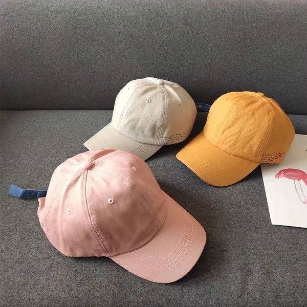 Baseballcaps 2022 Vår Sommer Solbeskyttelse Uformell topphette ch499 Yellow 54-58cm