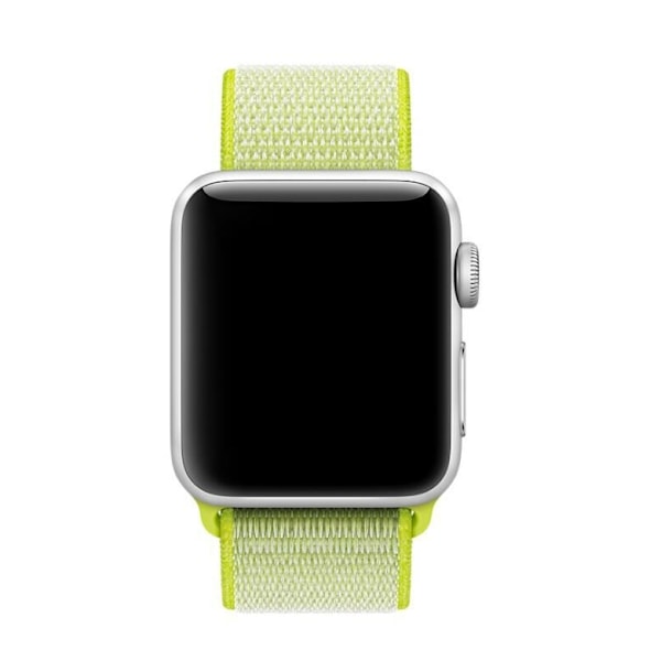Kellon ranneke Apple Watch iWatch 38/40/41/ 10. sukupolvi 42mm vaaleankeltainen