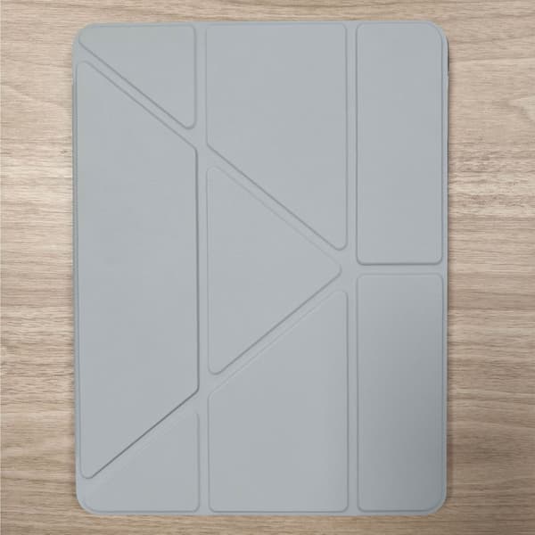 Stilfuldt etui til iPad 2025 11\" 11 Space Grey Foldbart Transparent