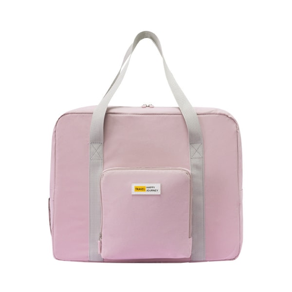 Stor kapacitetsudvidelsesbagagetaske Sammenfoldelig buggytaske Håndholdt bagagetaske Pink