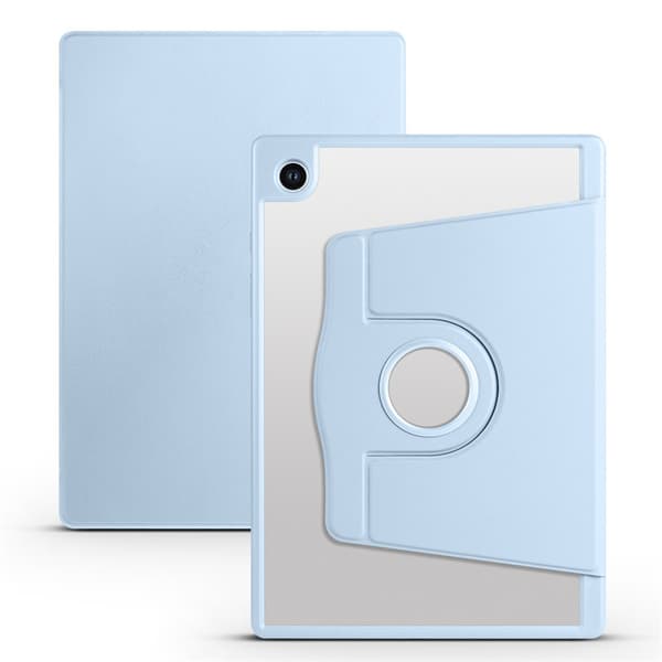 Stilfuldt etui til iPad mini6 2021 lyseblå 10\" flip