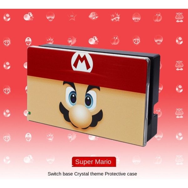 Nintendo Switch Base suojaava cover maalattu kansi Kytkimen telakan cover Kannettava ja pölytiivis Mario