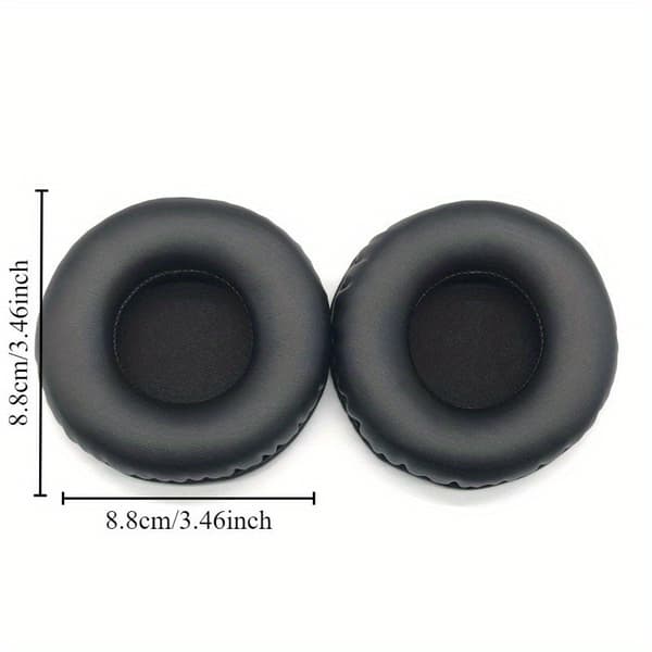 1 par sorte udskiftningsørepuder til Skullcandy HESH 1.0/2 Skull Bluetooth