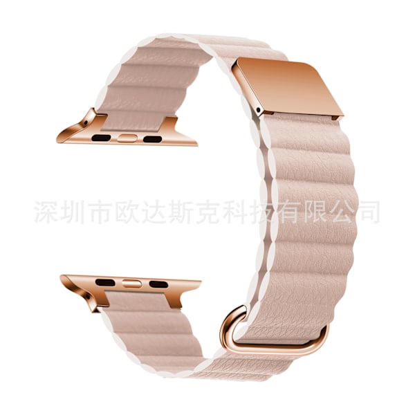 Klockarmband för Apple Watch iWatch 38/40/41/ 10:e generationen 42mm rosa