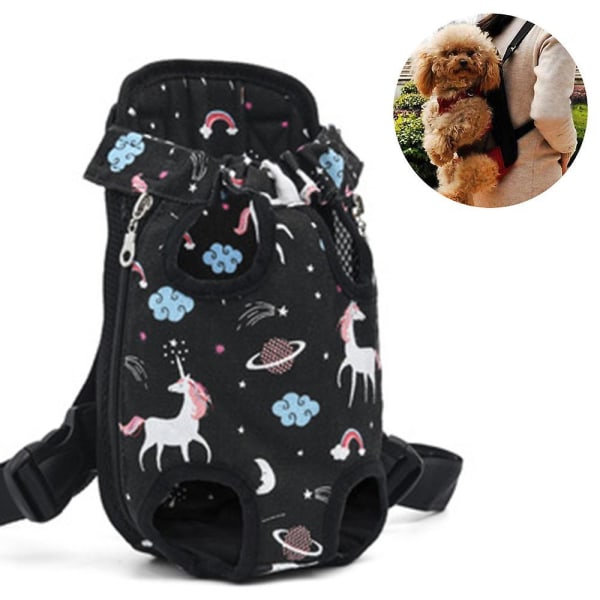 Pet Carrier Ryggsäck Justerbar Pet Front Cat Hund Resväska l B