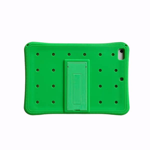 Stilfuldt etui til iPad mini 6 8.3\" solid grøn hulknap
