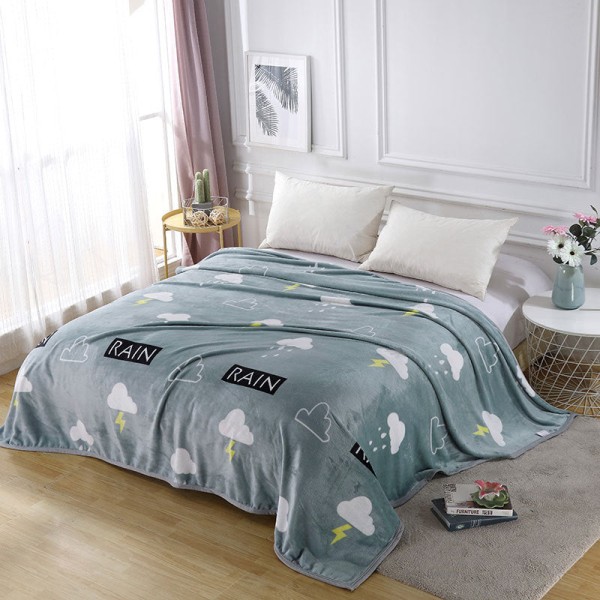 Förtjockad flanellpresentfilt kommer att sälja Magic Velvet Four Seasons Universal Cover Filt Clouds 150*200cm