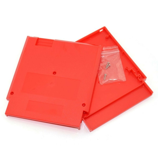 NES Game Card Box Game Card Shell 60 till 72 Converter Storage Box NES Game Card Box Red