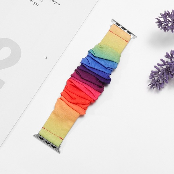Klockarmband för Apple Watch iWatch 38/40/41/42MM regnbågsfärg-12