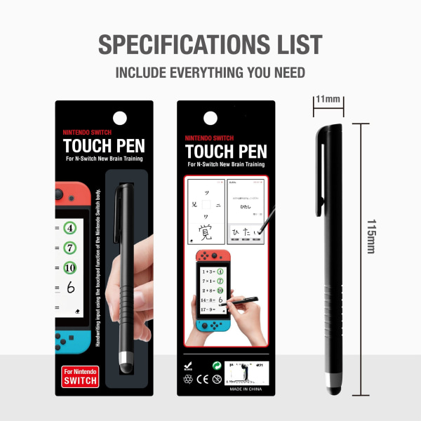 Switch Stylus NS -pelikonsoliin Touch Pen Matkapuhelin Tabletti Tietokone Yleinen Stylus