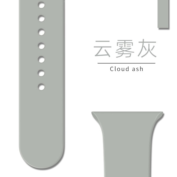 Klockarmband för Apple Watch iWatch 38/40/41MM Extended Cloud Gray