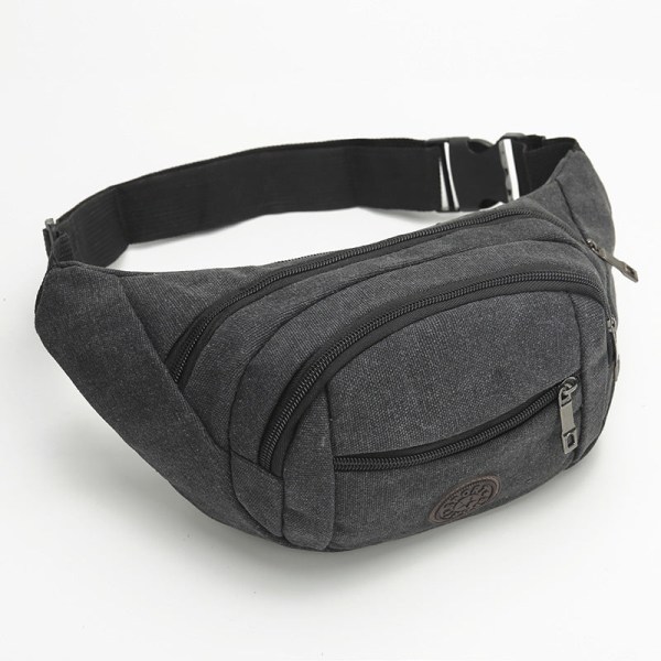 Mænd kvinder Fanny Pack taljetaske Mænds multifunktionel taktisk mode Canvas Mænds bryst Crossbody Army Green