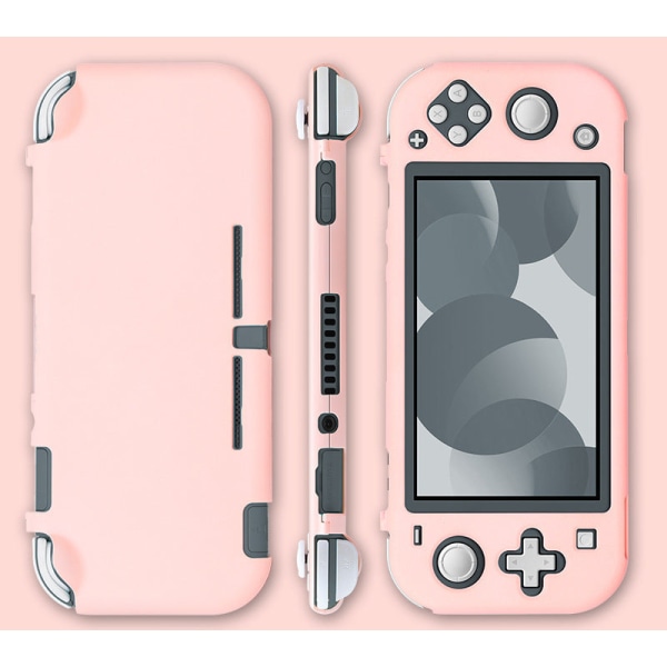For Nintendo Switch Lite Protective Shell Solid farge Fargerike deksler Matt beskyttelsesdeksel NS Cherry blossom pink