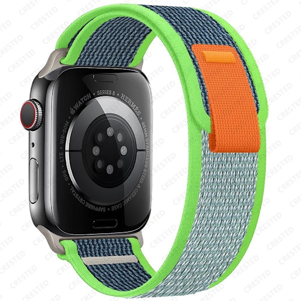 Klockarmband för Apple Watch iWatch 42/44/45/49mm Blågrön