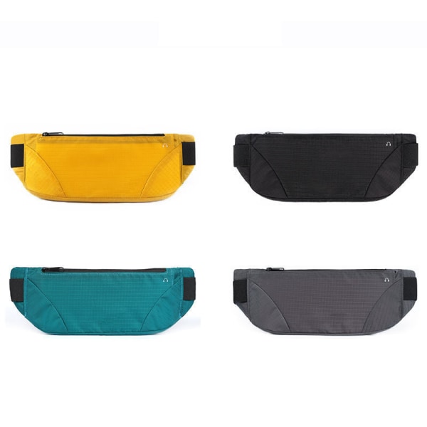 Fanny Pack Løpebelte Midjeveske Organizer Invisible Fashion Fitness 1stk Black Default