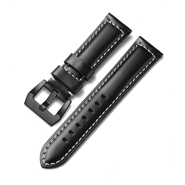 Urrem til Apple Watch iWatch Anvendelig grænseflade 38-40-41mm PNH-blank sort-sort spænde
