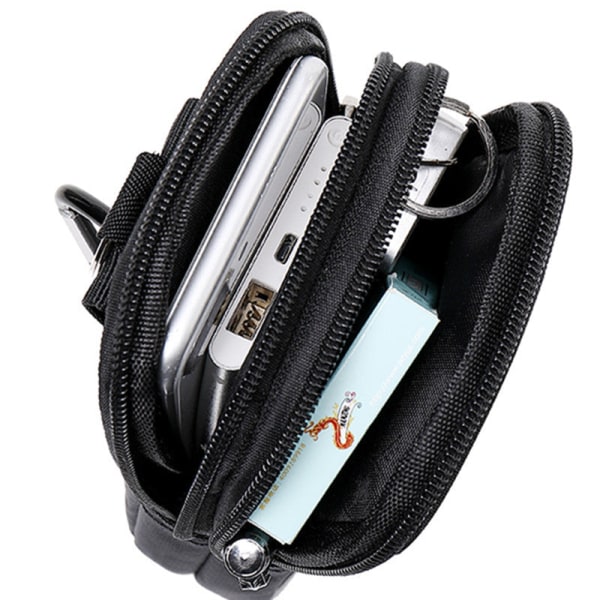 Män kvinnor Fanny Pack Midjeväska Mobiltelefonbälte 5,7-tums 6,5-tumsbälte för män Casual Small Hängande 6 inches