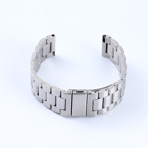 Klockarmband för Apple Watch iWatch 38-40-41 Klassisk Anslutning Kvalitet Silver