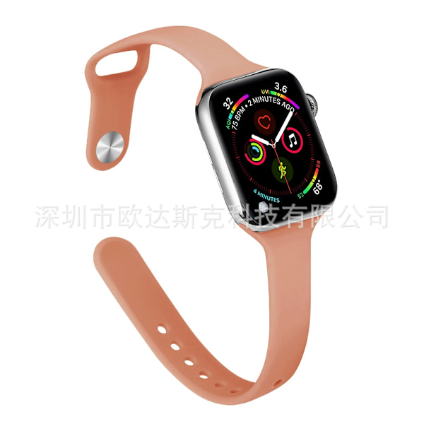 Klockarmband för Apple Watch iWatch 38/40/41/42 S10mm ljusbrun