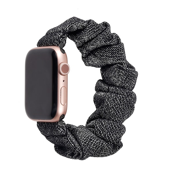 Klockarmband för Apple Watch iWatch 38/40/41 S storlek silver metallkontakt silver guld