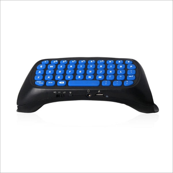 For PS4 trådløst håndtak 2,4G-tastatur Slankt trådløst spilltastatur