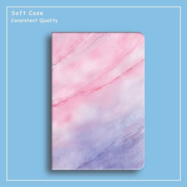 Stilfuldt etui til iPad Pro 11 2024 Pink Marmor