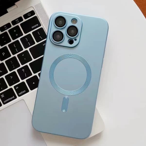 iPhone 17 Pro Max Peak Blå Magnetiskt Skal Linsskydd