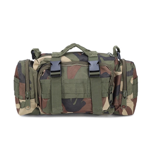 Fanny Pack Løbebælte Taljetaske Organizer Camouflage Multifunktion Sports Jungle camouflage Below 15L