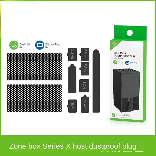 For Xboxseries Host Støvtett nettsett Xsx Host Dust Plug Series Enkelt støvtett nettsett